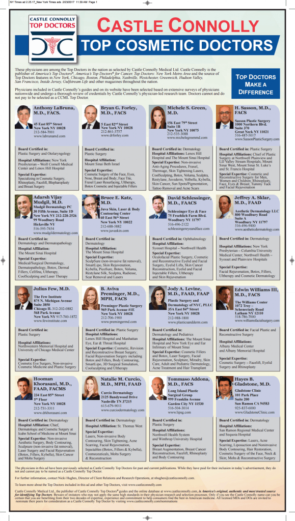 Dr. Gladstone Selected as One of the Nation's Best Doctors! Gladstone